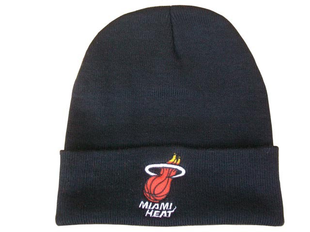 NBA Miami Heat Beanie Black 2 DF